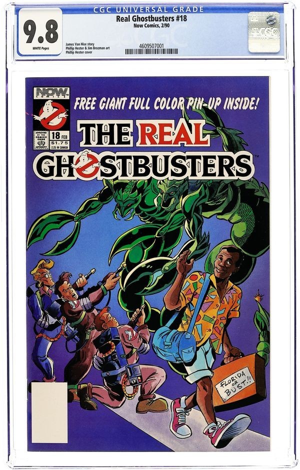 Real Ghostbusters #18 - 1990 - CGC 9.8 - Phillip Hester