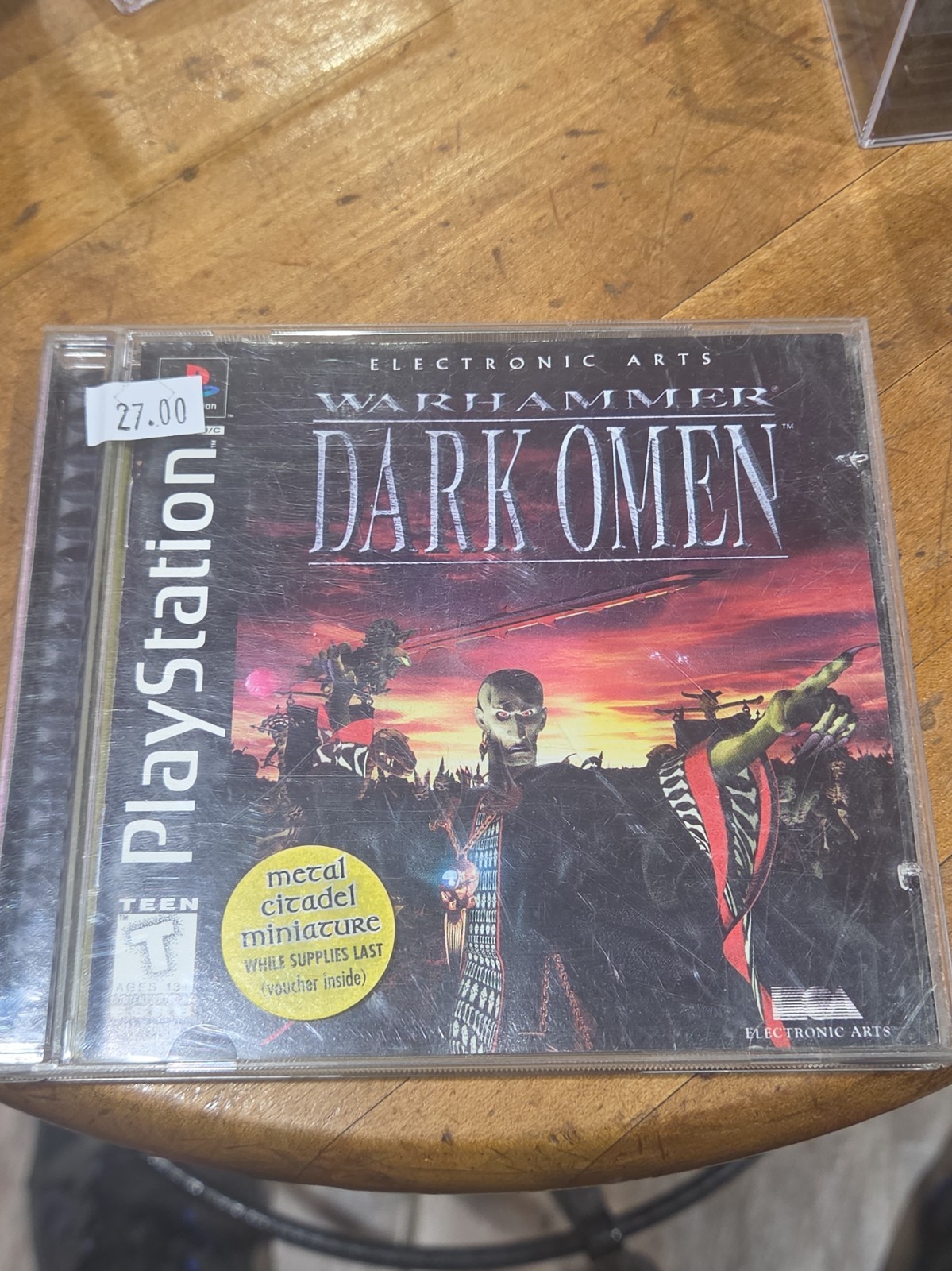 Warhammer: Dark Omen (Sony PlayStation 1, 1998) Complete Tested 