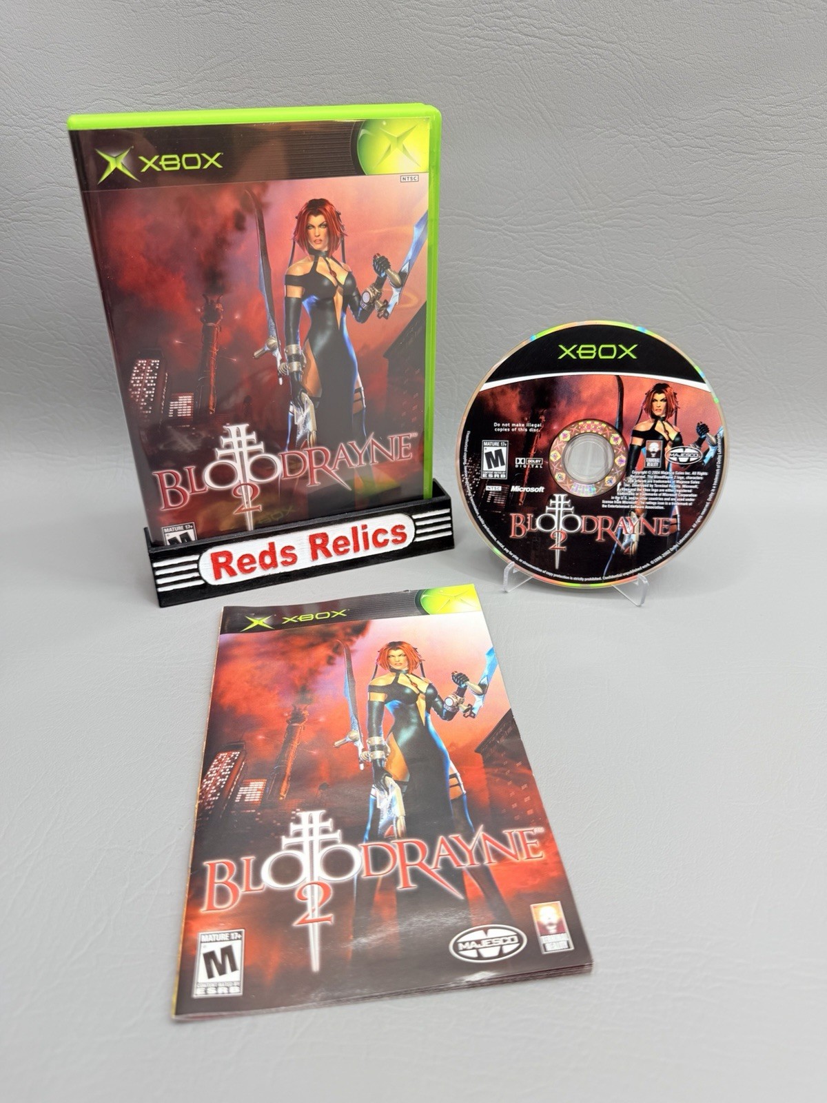 BloodRayne 2 Microsoft Xbox - CIB Complete Excellent Condition - Near Mint