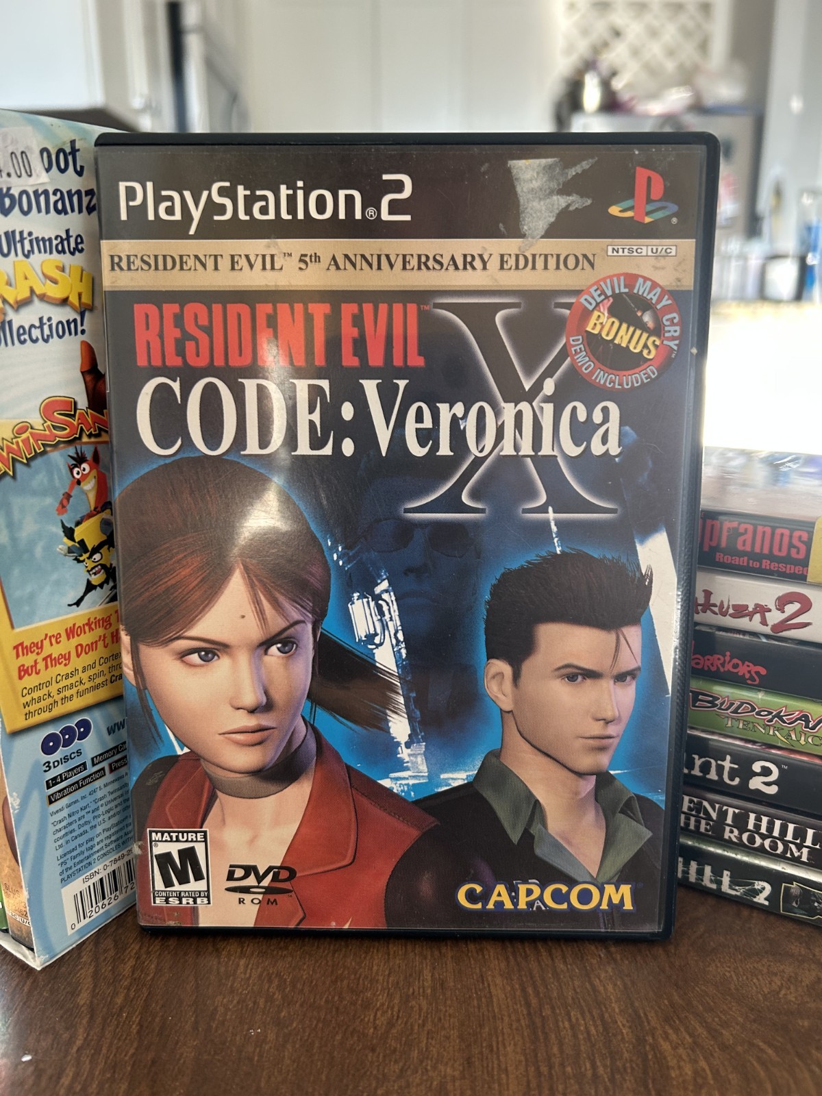 Resident Evil Code Veronica X Anniversary Edition Playstation 2 Cib Test & Works