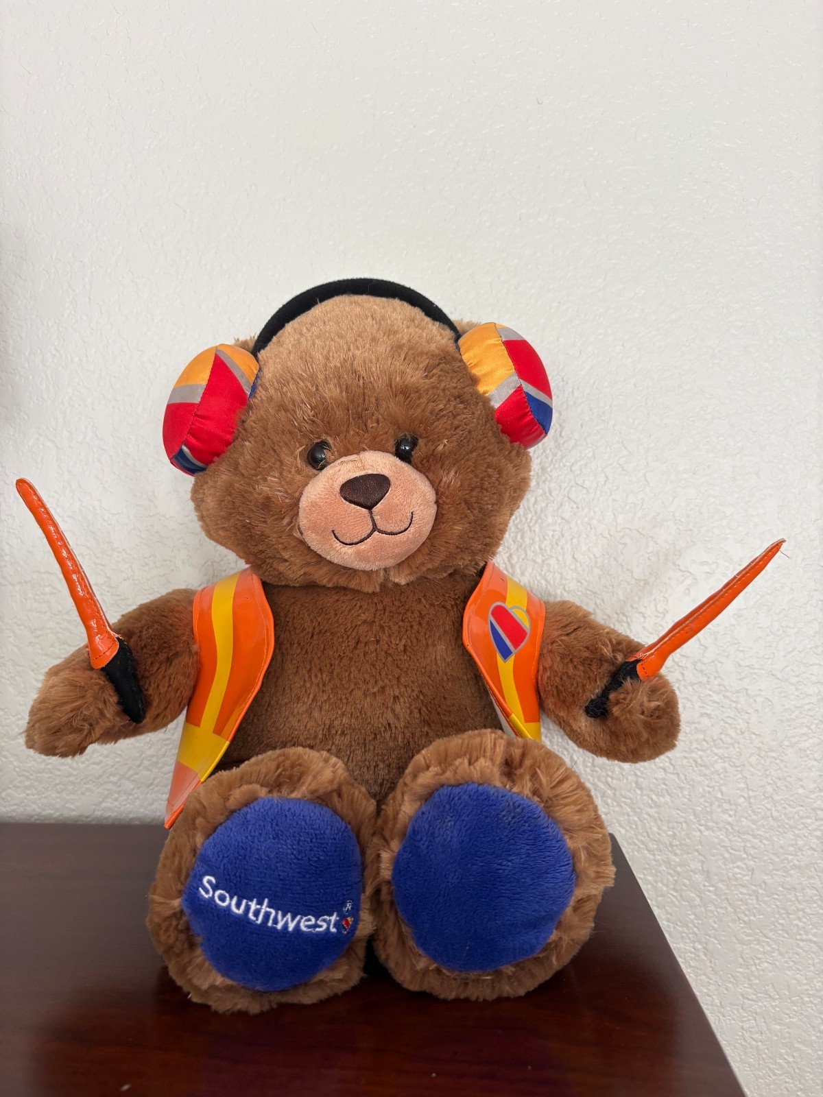 Southwest Airlines Build-A-Bear Ramper Plush 15”