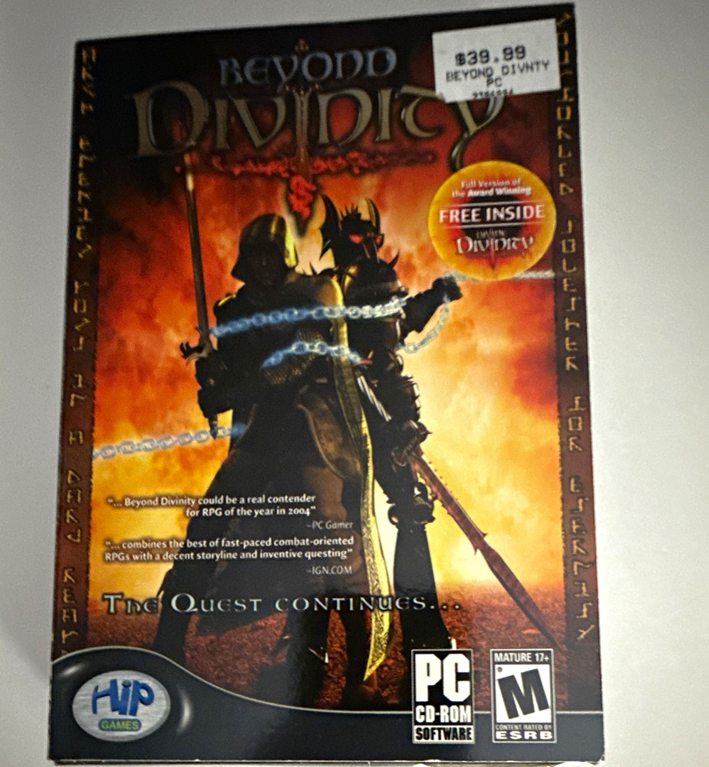 Beyond Divinity PC CD-ROM Role Playing M w/ Manual Bonus: Divine Divinity CD's