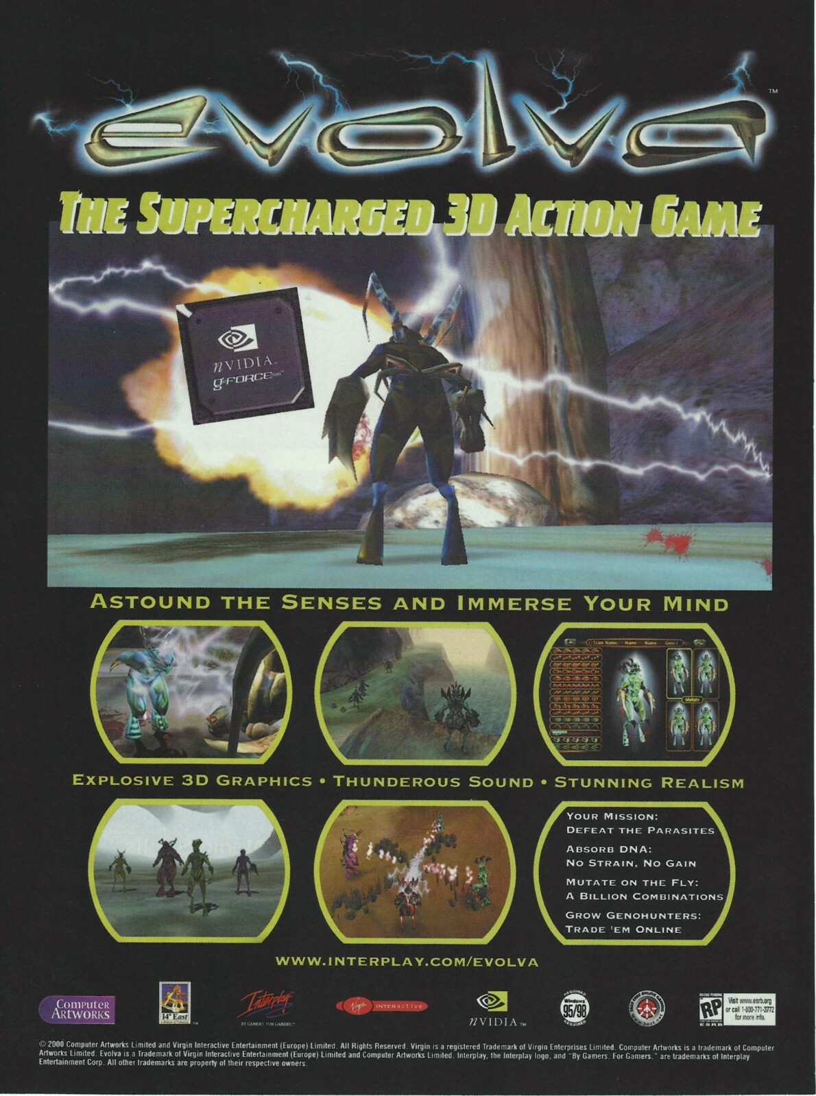 Evolva Print Ad/Poster Art PC Big Box (B)