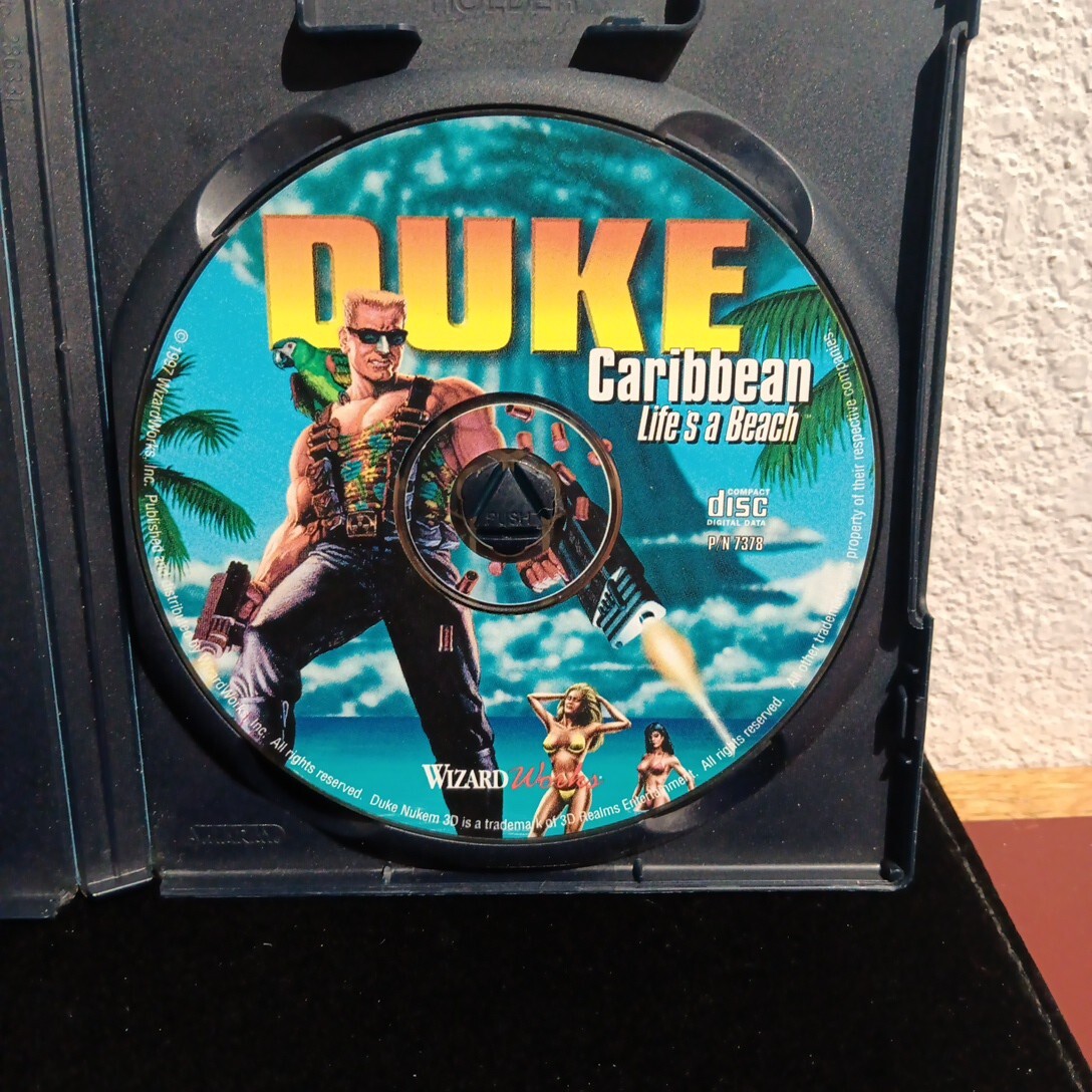 Duke Nukem Caribbean PC CD-ROM Life's a Beach DISC ONLY 1997 WizardWorks