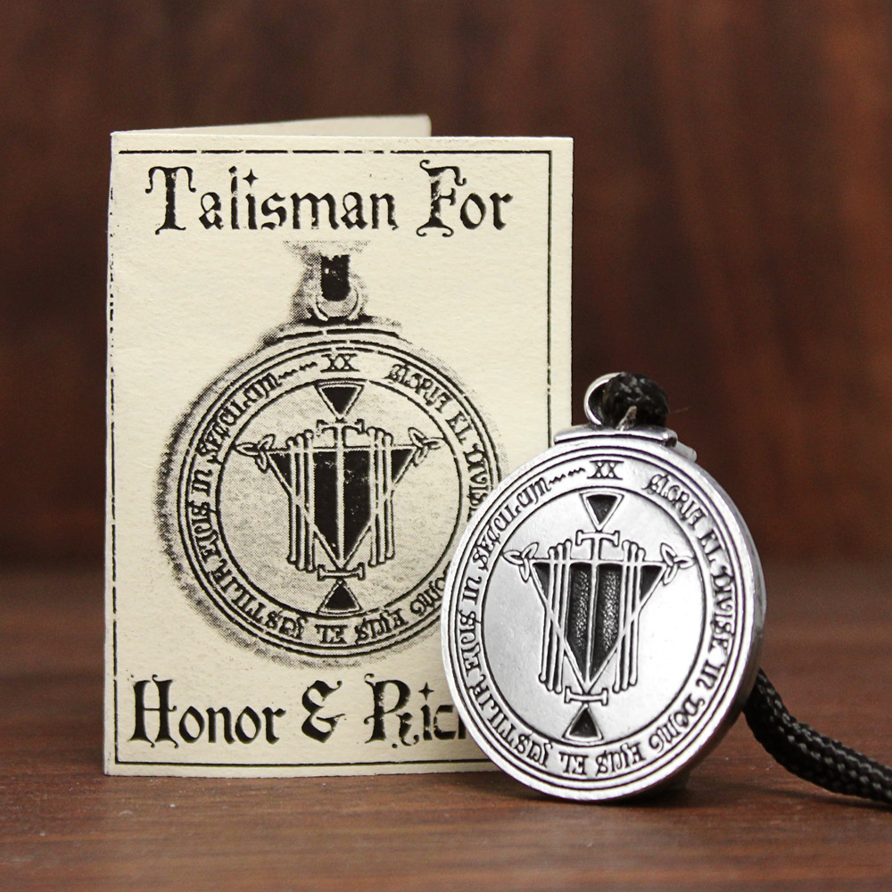 Talisman Honor & Riches Pendant Solomon Seal Amulet Hermetic kabbalah Jewelry