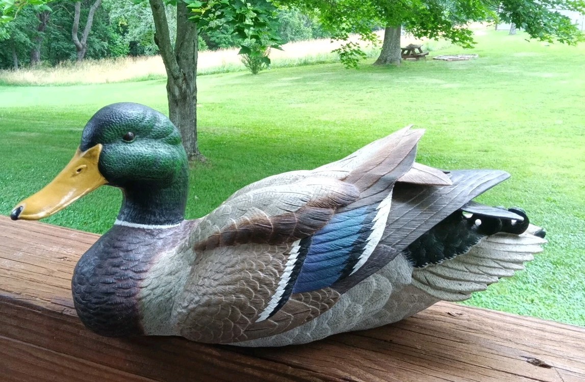 Roger Desjardins mallard duck hand painted nwtf turkey federation # 376/2200