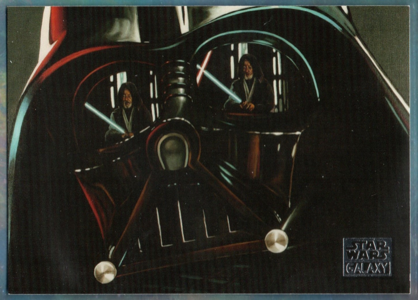 2011 Topps Star Wars Galaxy Series 6 BASE #74 / MASTER vs. PUPIL - DARTH VADER