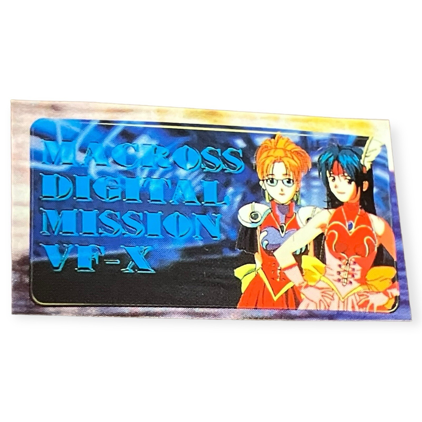 Sony PlayStation Ps1 Macross Digital Mission VF-X  Bandai Memory Card Sticker