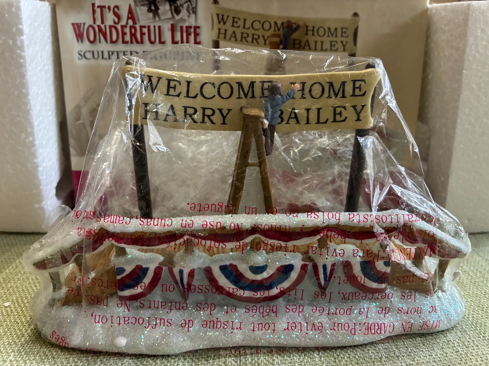 Enesco It\'s a Wonderful Life Holiday Village BEDFORD FALLS BANDSTAND
