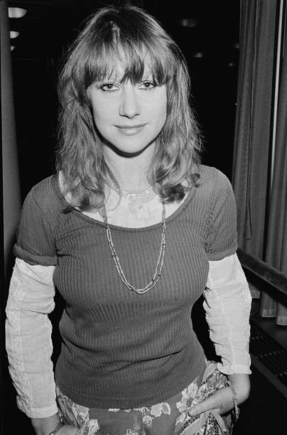 British actress Helen Mirren February 1976 Historic Old Photo