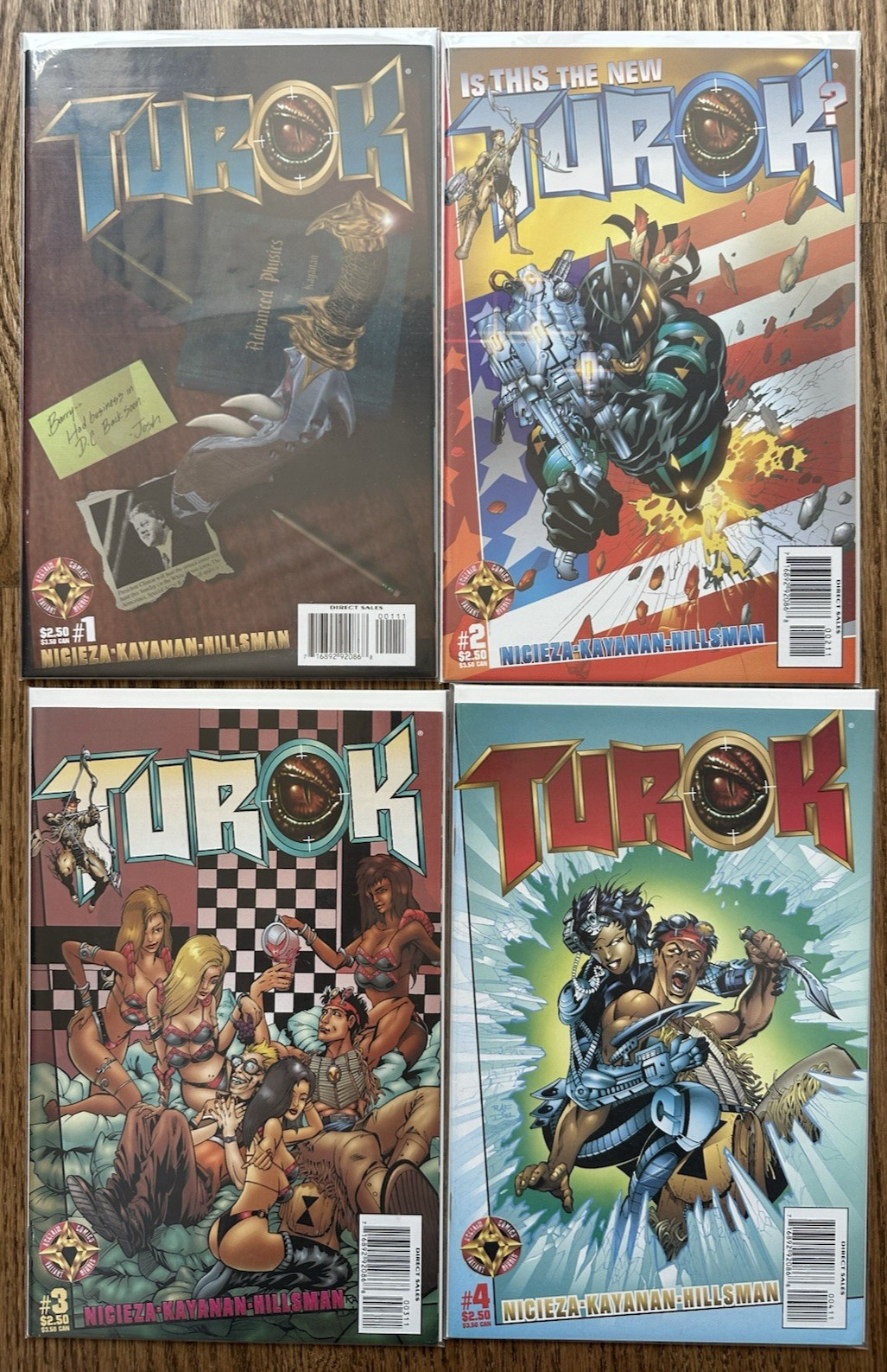 Turok 1 2 3 4 Acclaim Comics 1998 High Grade NM