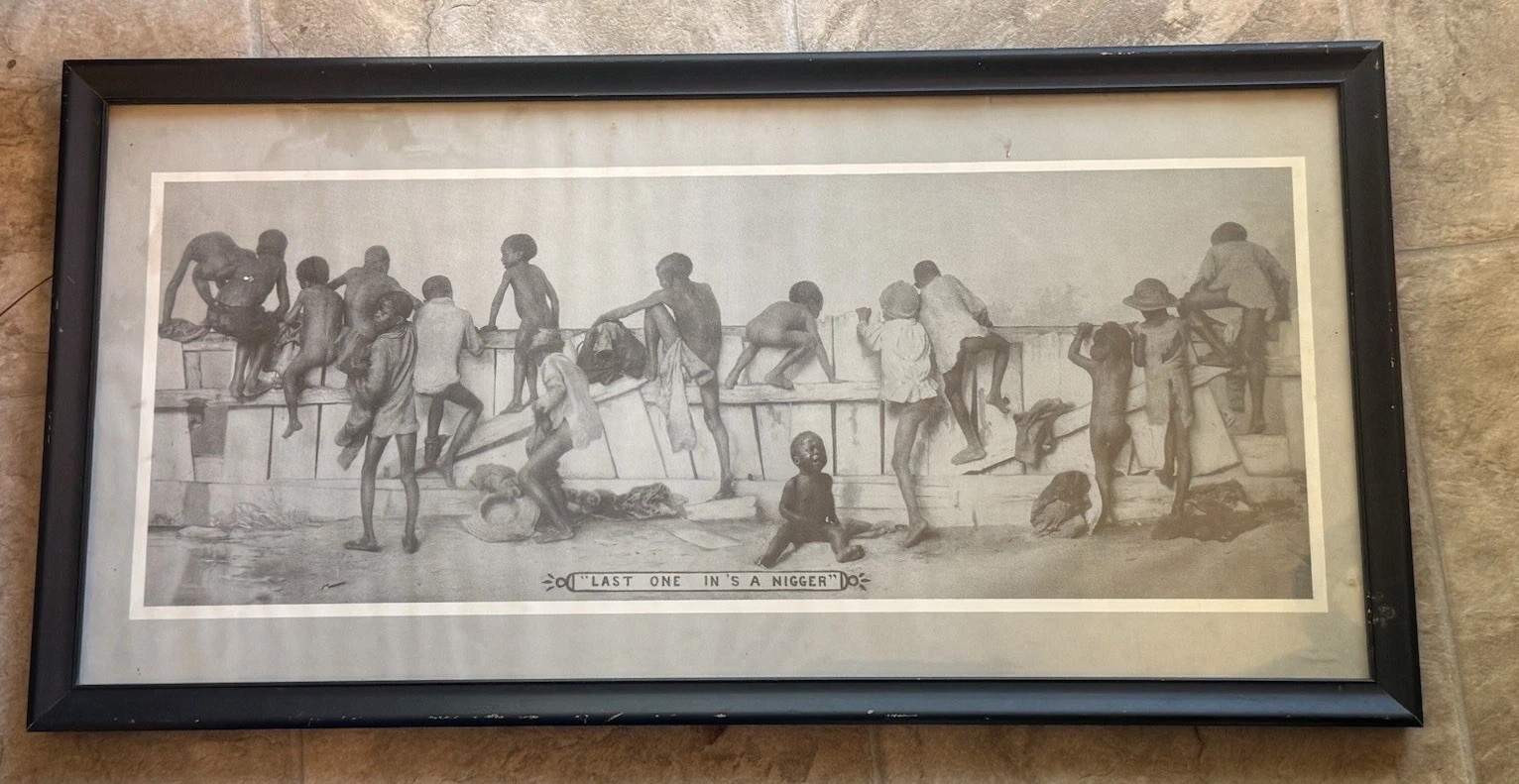 Antique Black Americana Print Antique 1898 McCrary & Branson Panoramic Photo