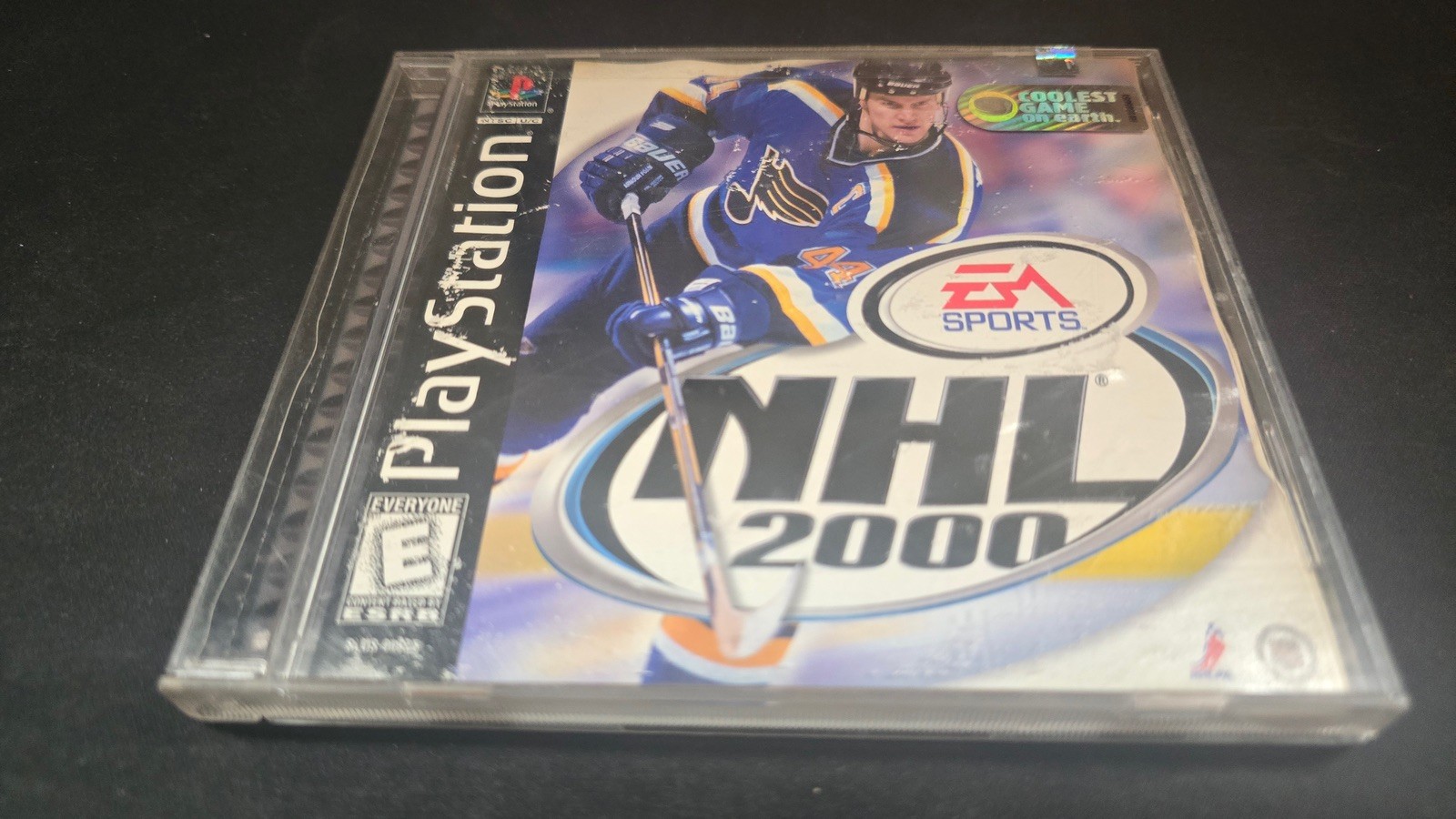 NHL 2000 Hockey Sony Playstation 1 PS1 MINT cond disc CIB+reg card read bad wd-