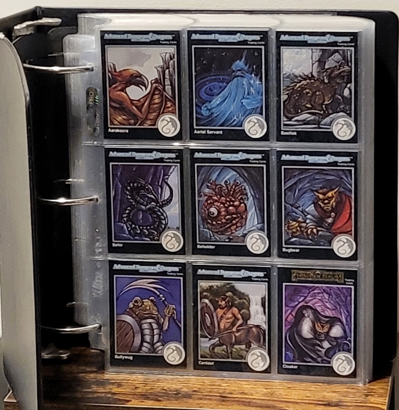 AD&D 2nd Edition 1992 Trading Cards Plastic Binder TSR Factory Set 750 Cards