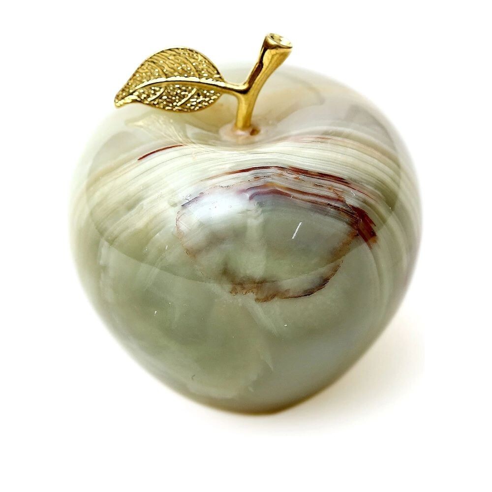 Handmade Marble Apple Style Paperweight – Home & Office Decoration
