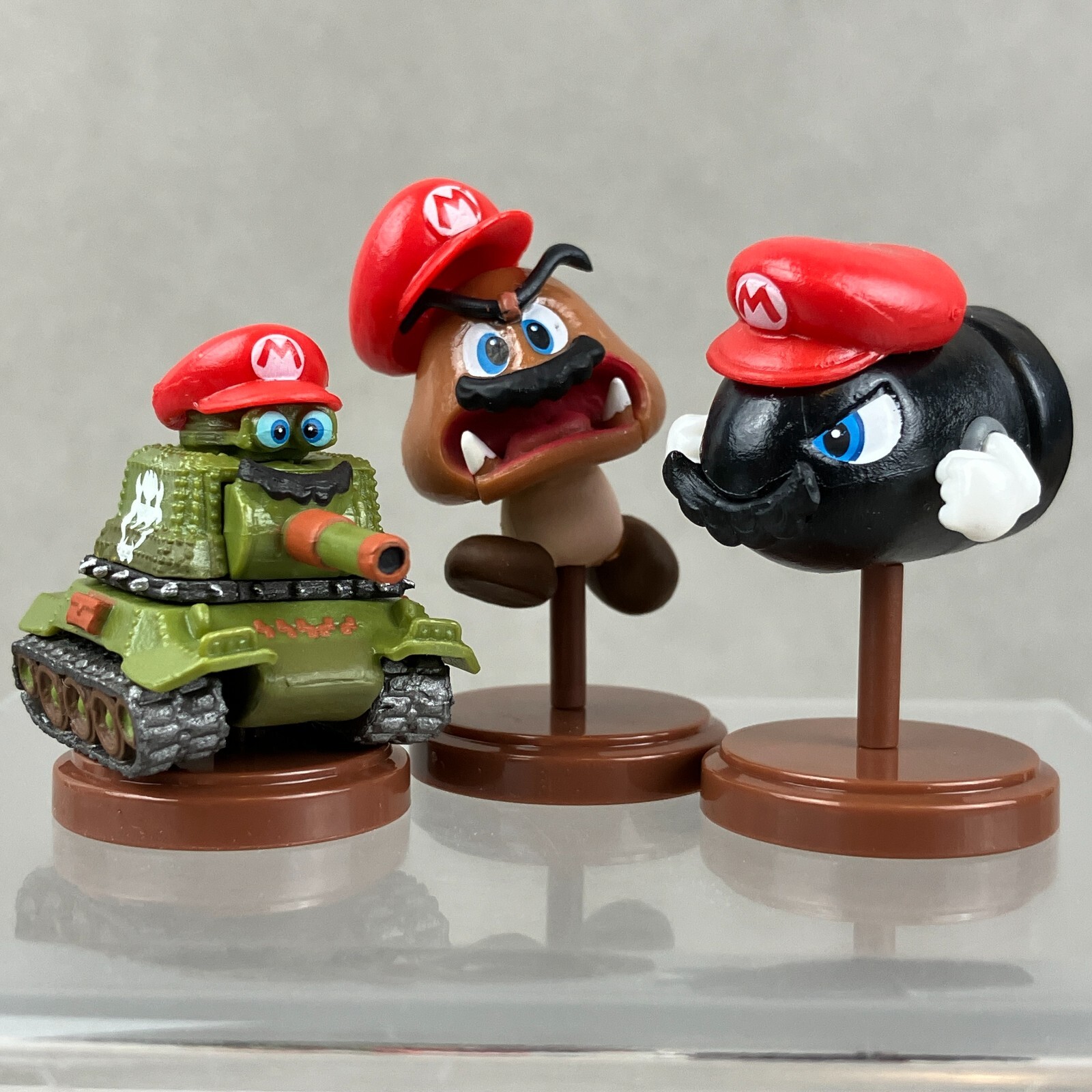 Furuta Super Mario Odyssey Bullet Bill Sherm Tank Goomba Choco Egg Figure Lot