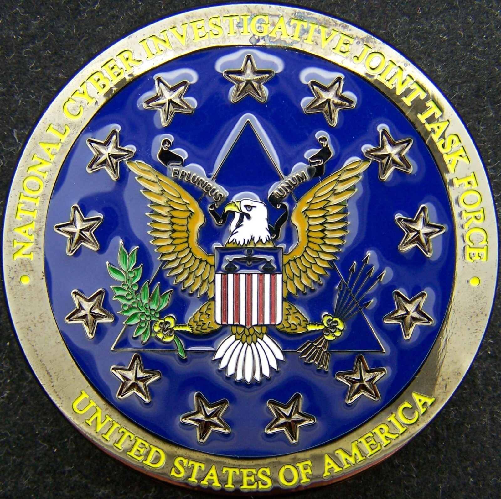 National Cyber Investigative Task Force Office of Threat Pursuit Challenge Coin