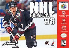 NHL Breakaway 98 (Nintendo 64, 1998) Authentic Cartridge