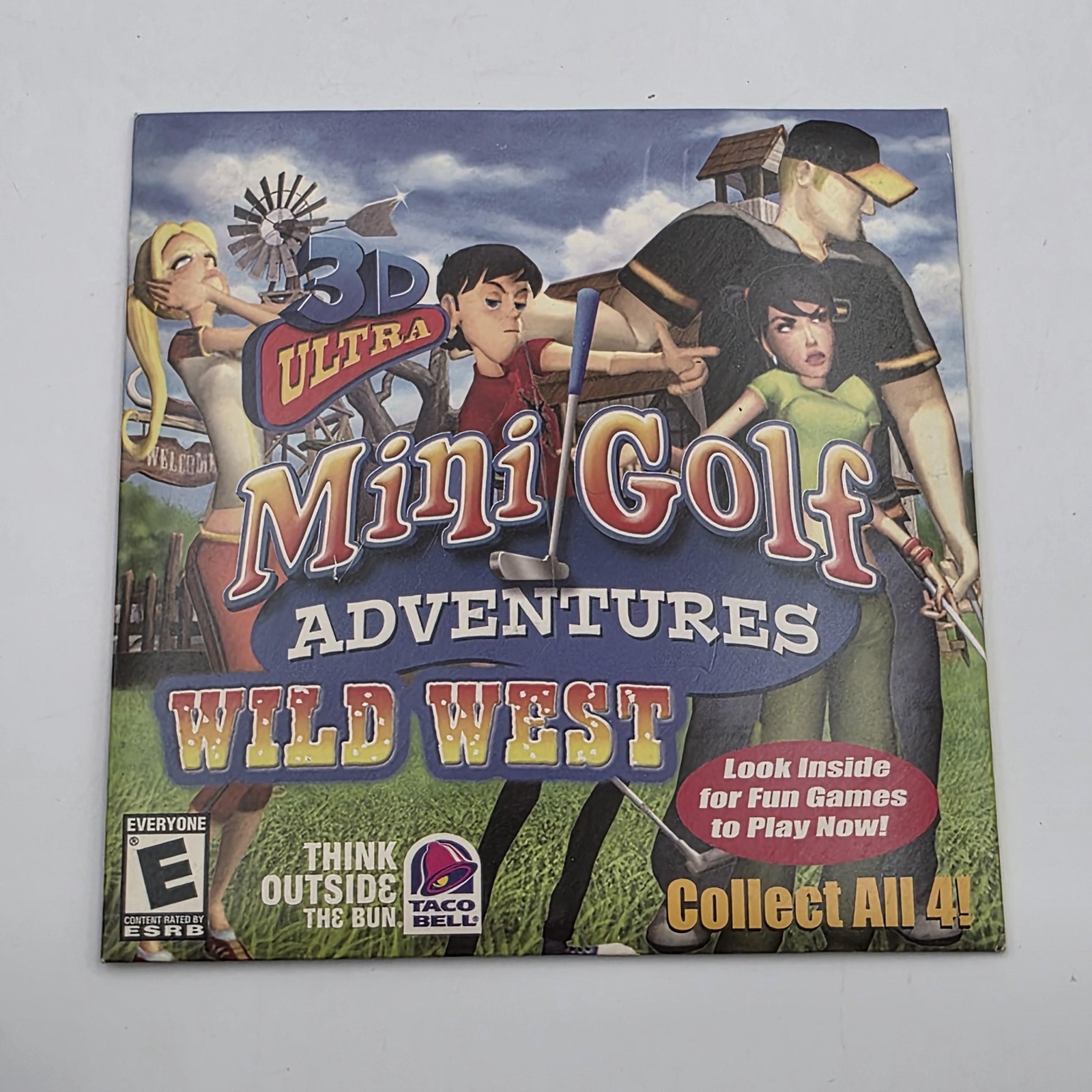 3D Ultra Mini Golf Adventures Wild West PC CD-ROM Sierra E-Everyone