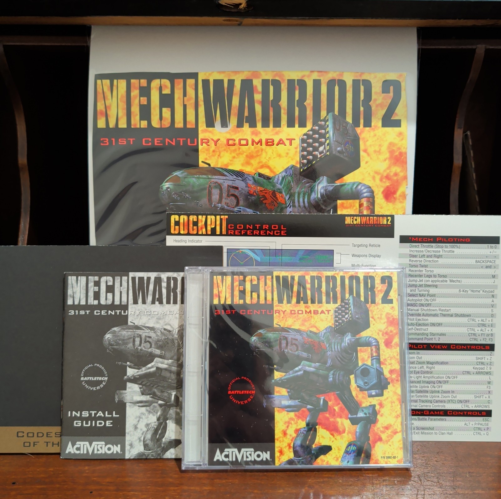 Mech Warrior 2: 31st Century Combat - BIG BOX (Cover Art) - (PC, 1995) CDRom