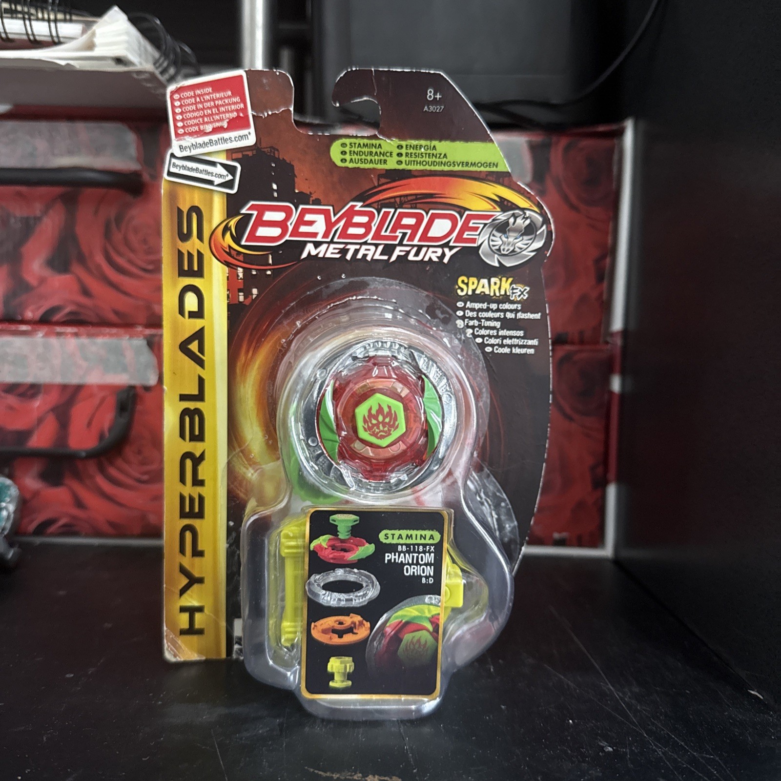 Beyblade Metal Fury Hasbro Phantom Orion Hyperblade BB-118-FX