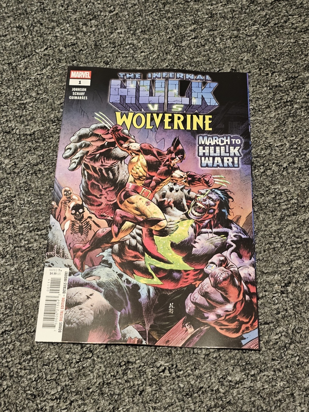 Infernal Hulk vs. Wolverine #1 Marvel Comics NM 2026 Cover A