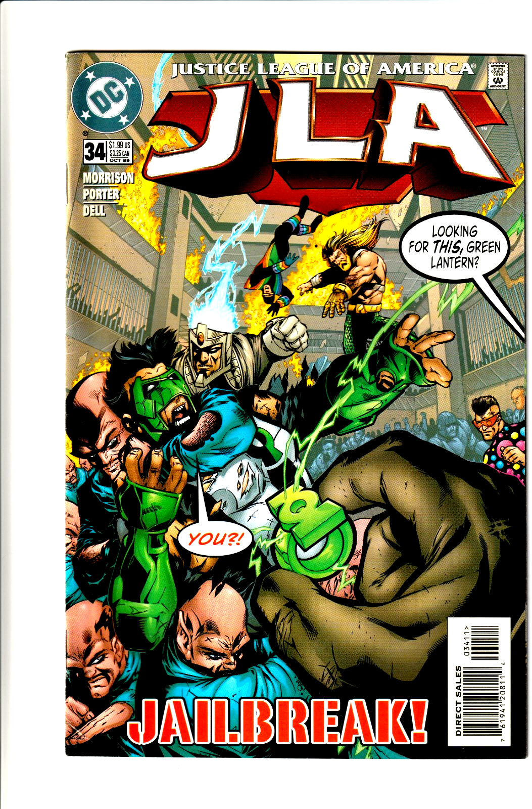 JLA #34 Jailbreak 1999 DC Comics Comic Book - NM