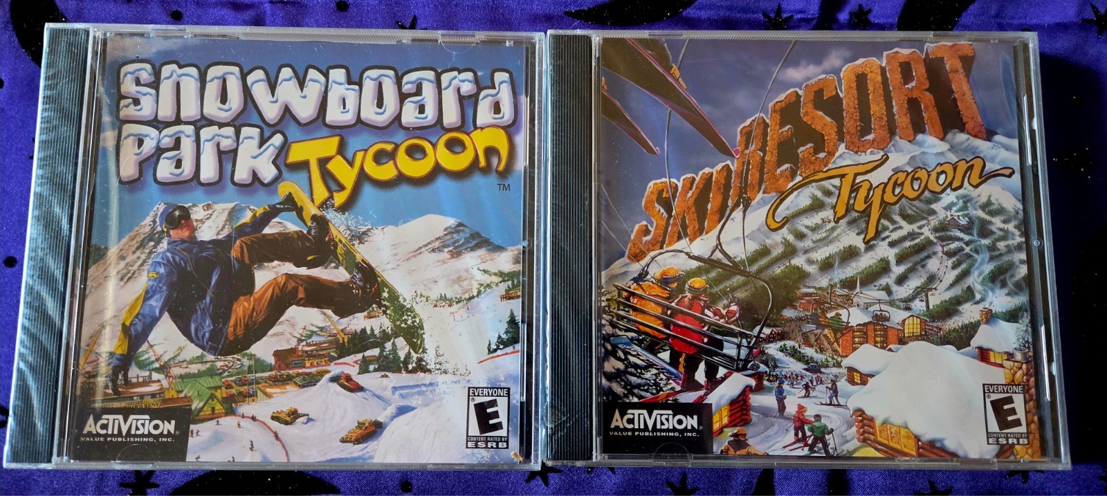 Retro PC Gaming Bundle: Ski Resort Tycoon/Snowboard Park Tycoon (Factory Sealed)