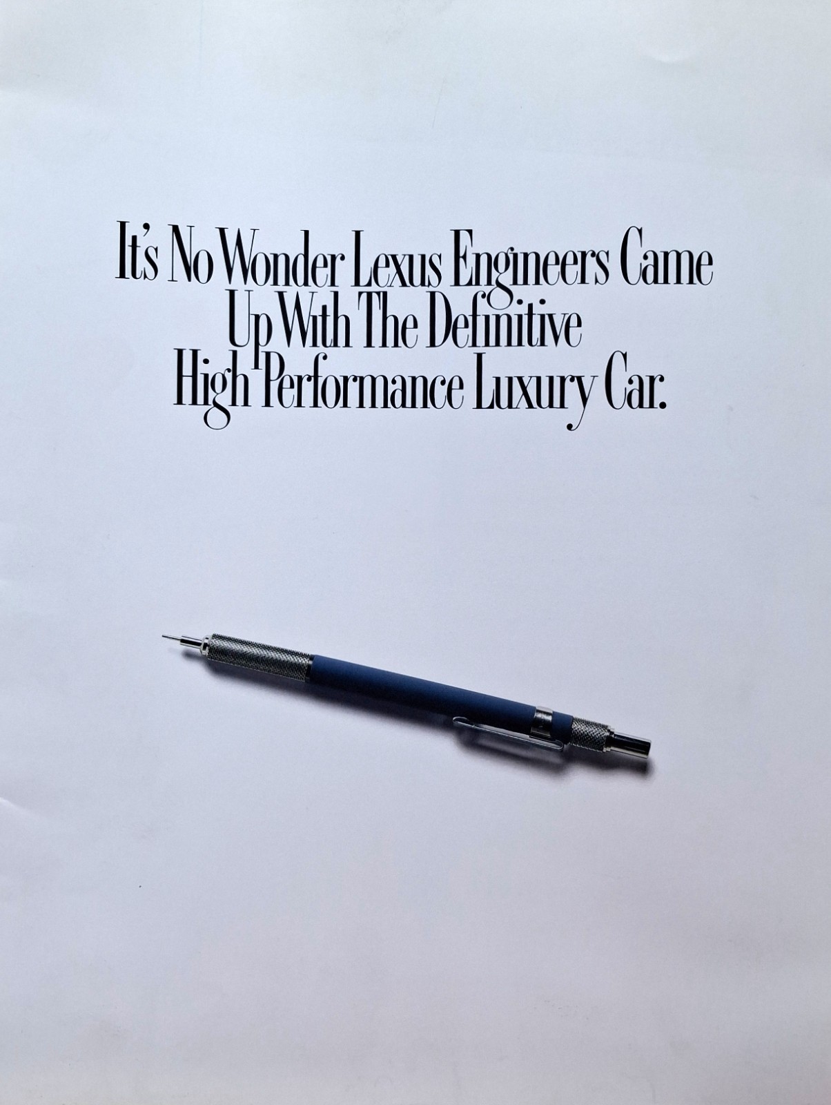 LEXUS 1990 * Original Sales Brochure * VGC * 