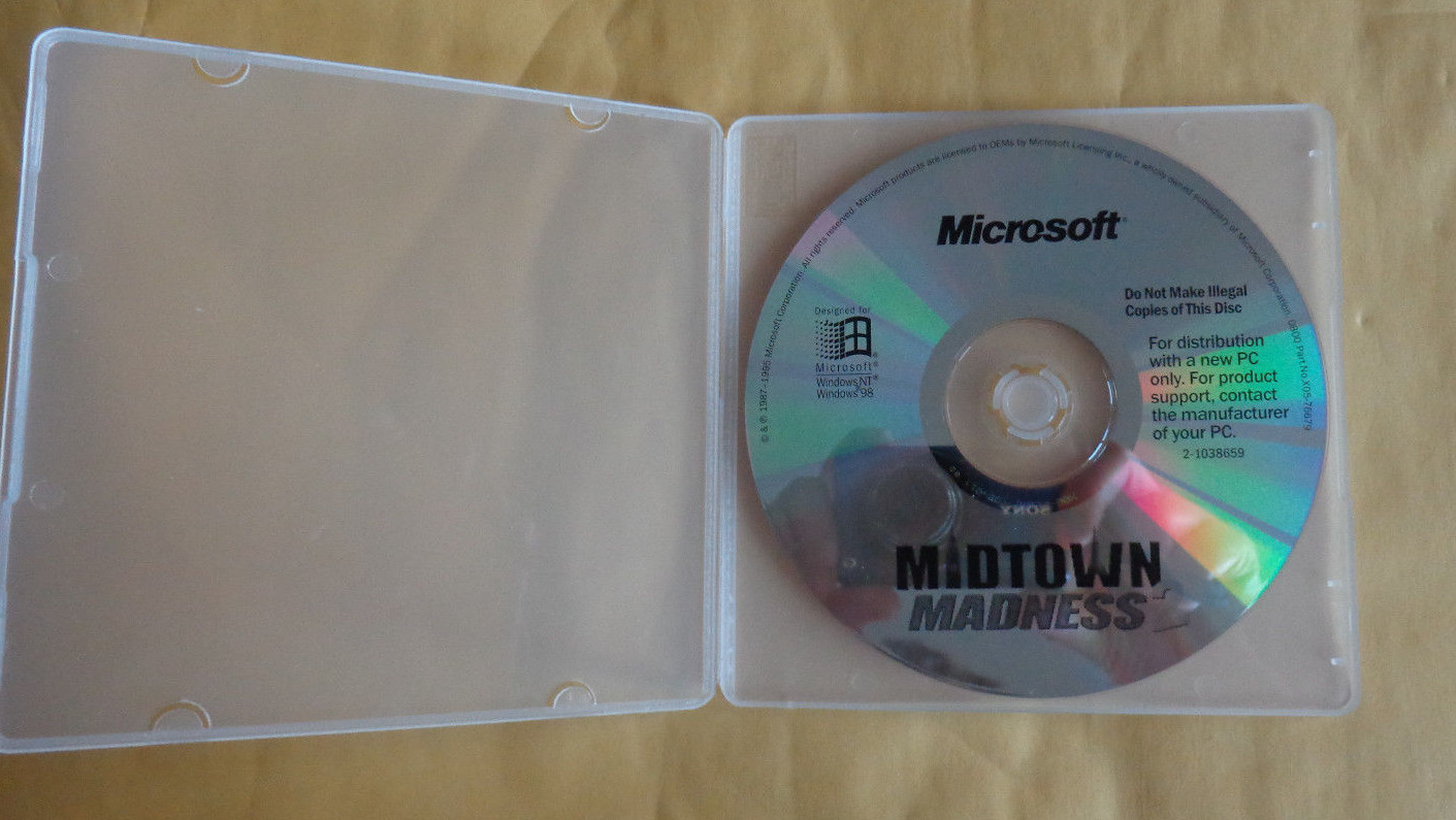Microsoft Midtown Madness 2 (PC) PC GAME XP/VISTA/WINDOWS 7/8.1/10 Brand New