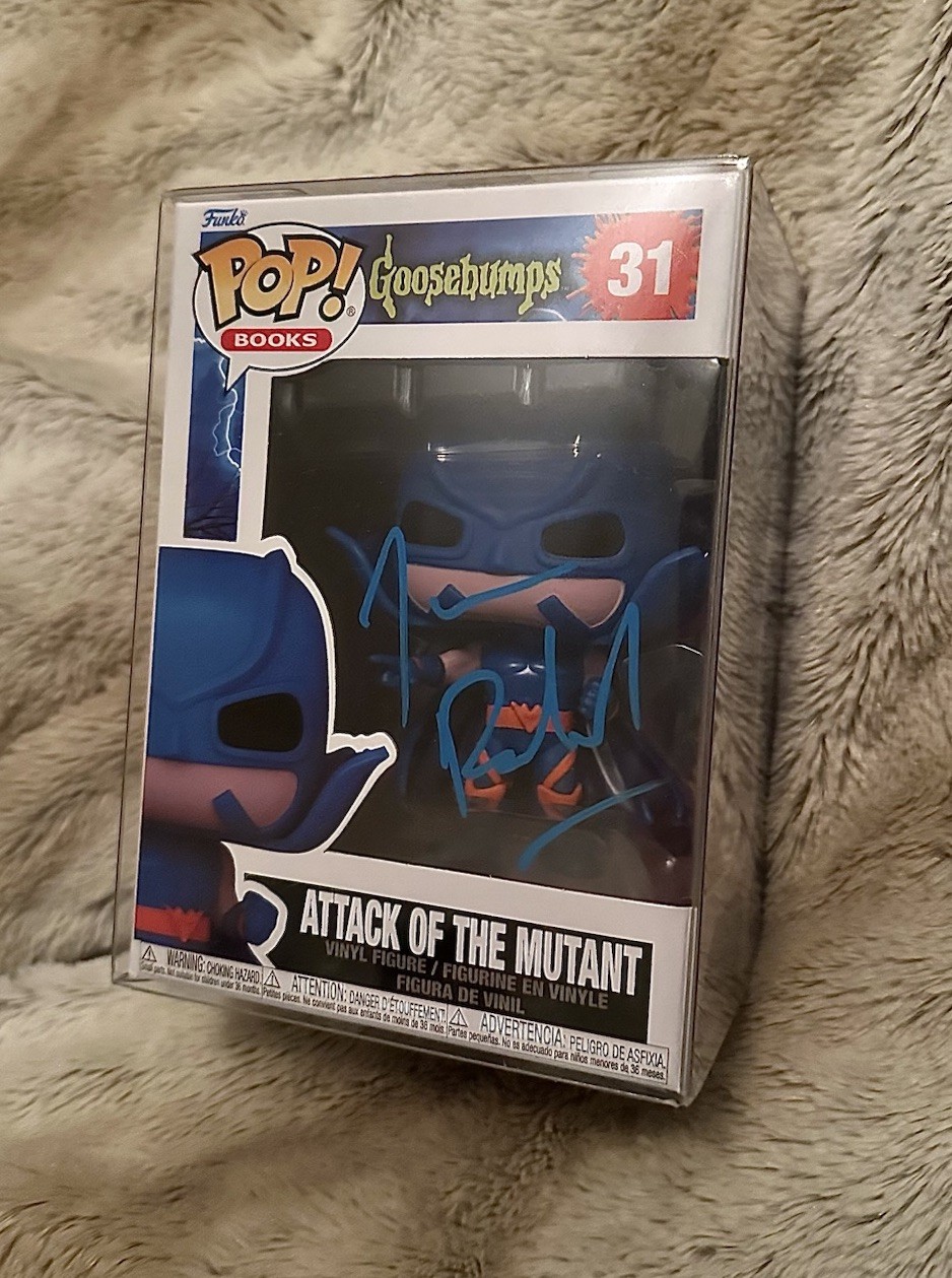 RARE Goosebumps Attack of the Mutant Actor Autographed JSA Certified Funko