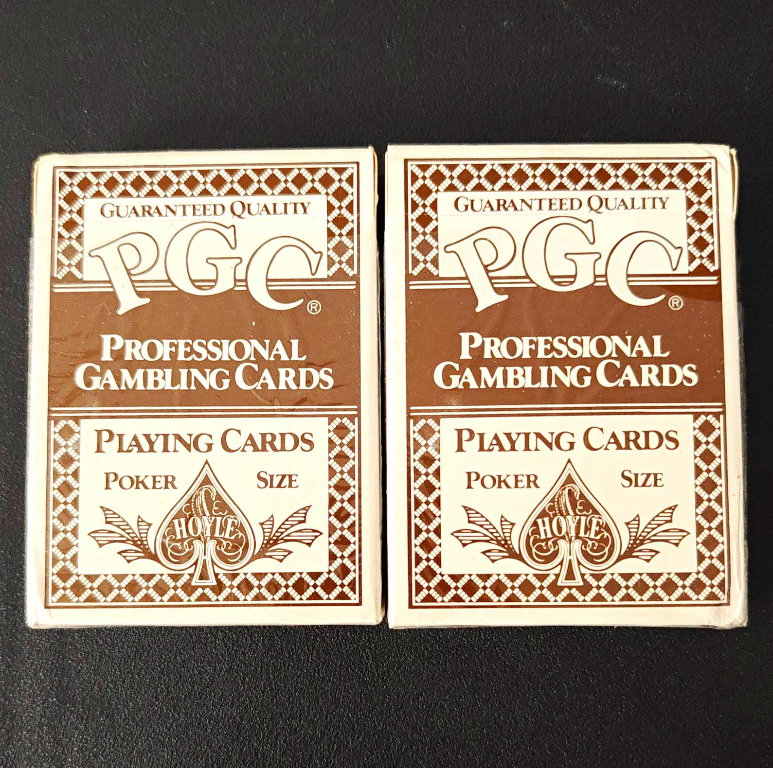 Hoyle PGC 2 Decks El Rancho Casino Las Vegas Professional Gambling Cards Used