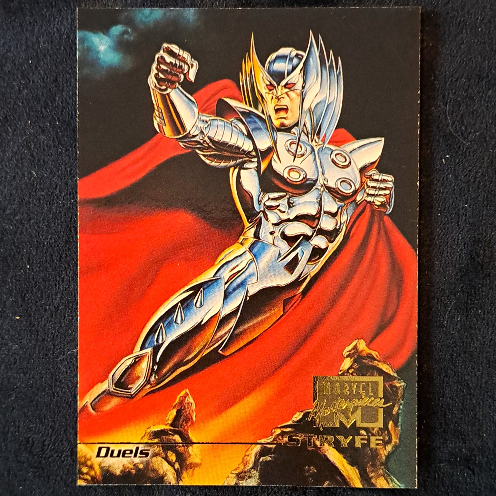 1996 Fleer/SkyBox Marvel Masterpieces Marvel - #56 Stryfe Chase BORIS