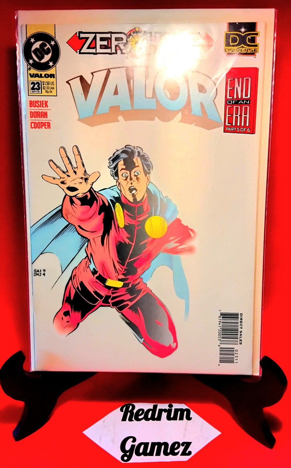 Valor #23 September 1994 *Zero Hour End of An Era* Comic Book VG Bagged/Boarded