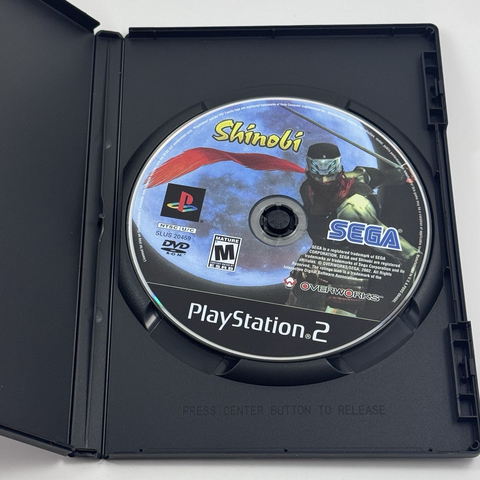 Shinobi Sony PlayStation 2 PS2 Disc Only Tested