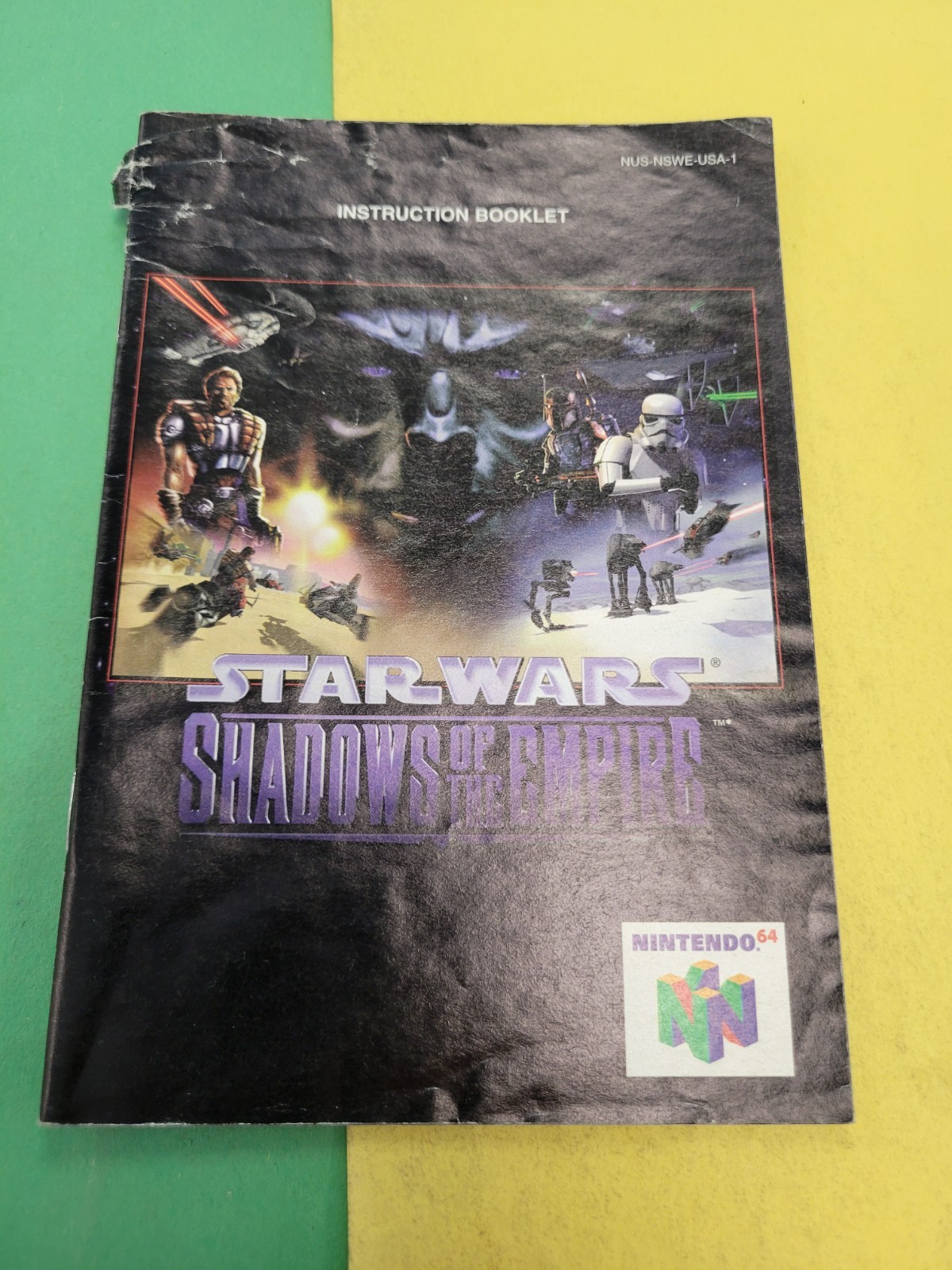 star wars shadow of the empire n64 Manual