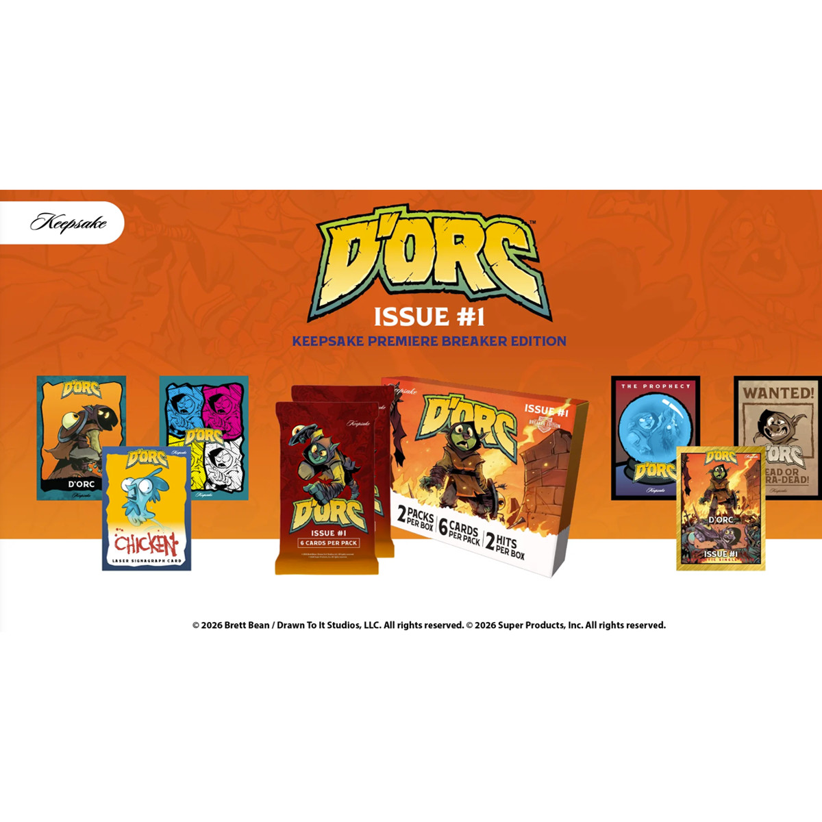 2026 D’Orc Issue #1 Keepsake Premiere Breaker Edition Box