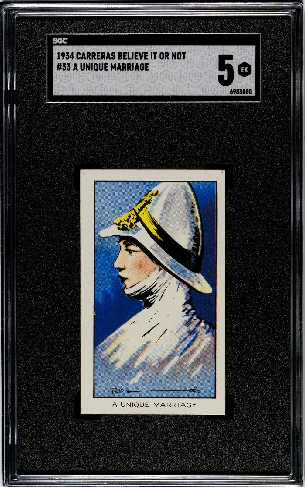 1934 Carreras Ottoman Empire Roxelane A Unique Marriage SGC 5 Tobacco Card