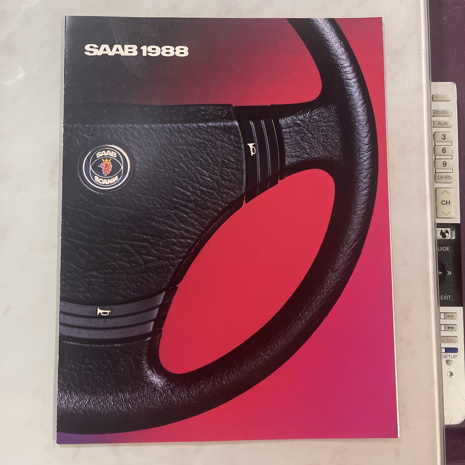 1988 SAAB 900 & 9000 SALES BROCHURE, From Detroit International Auto Show — MINT