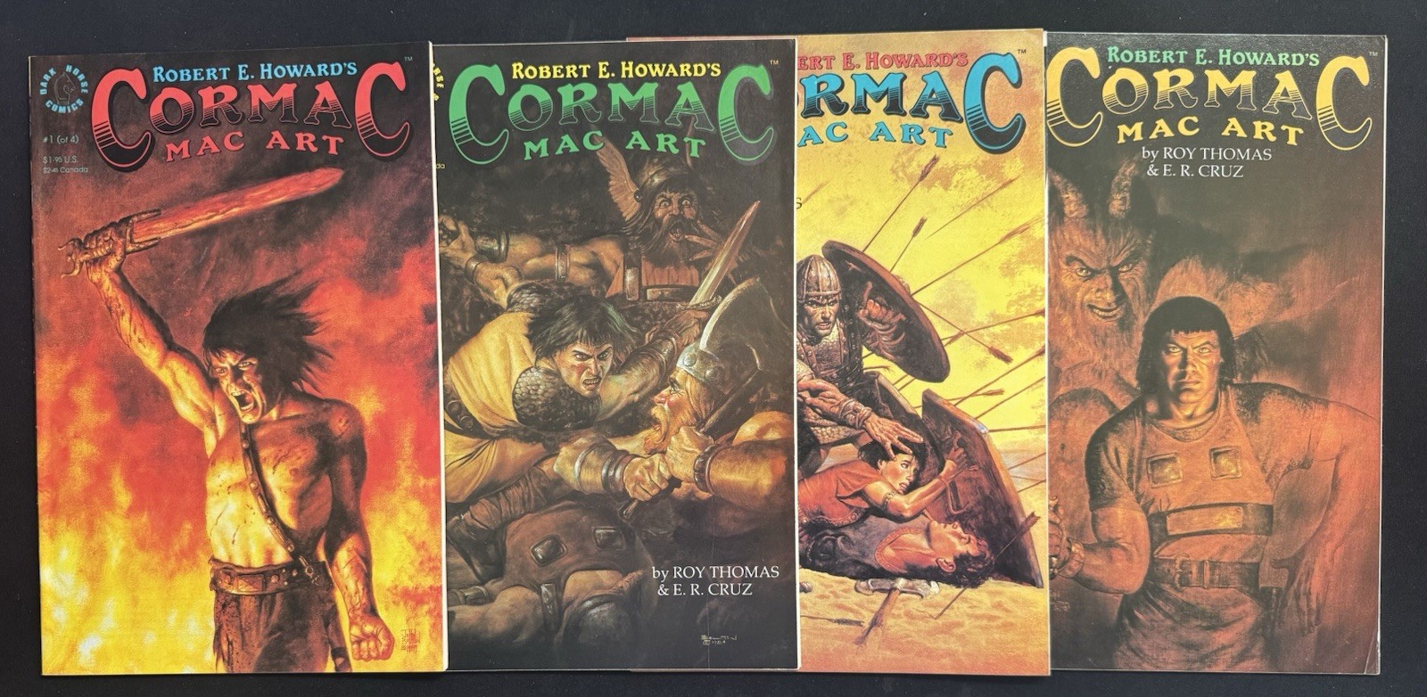 1990 Dark Horse Comics Cormac Mac Art #14 COMPLETE SET -ROBERT E HOWARDS
