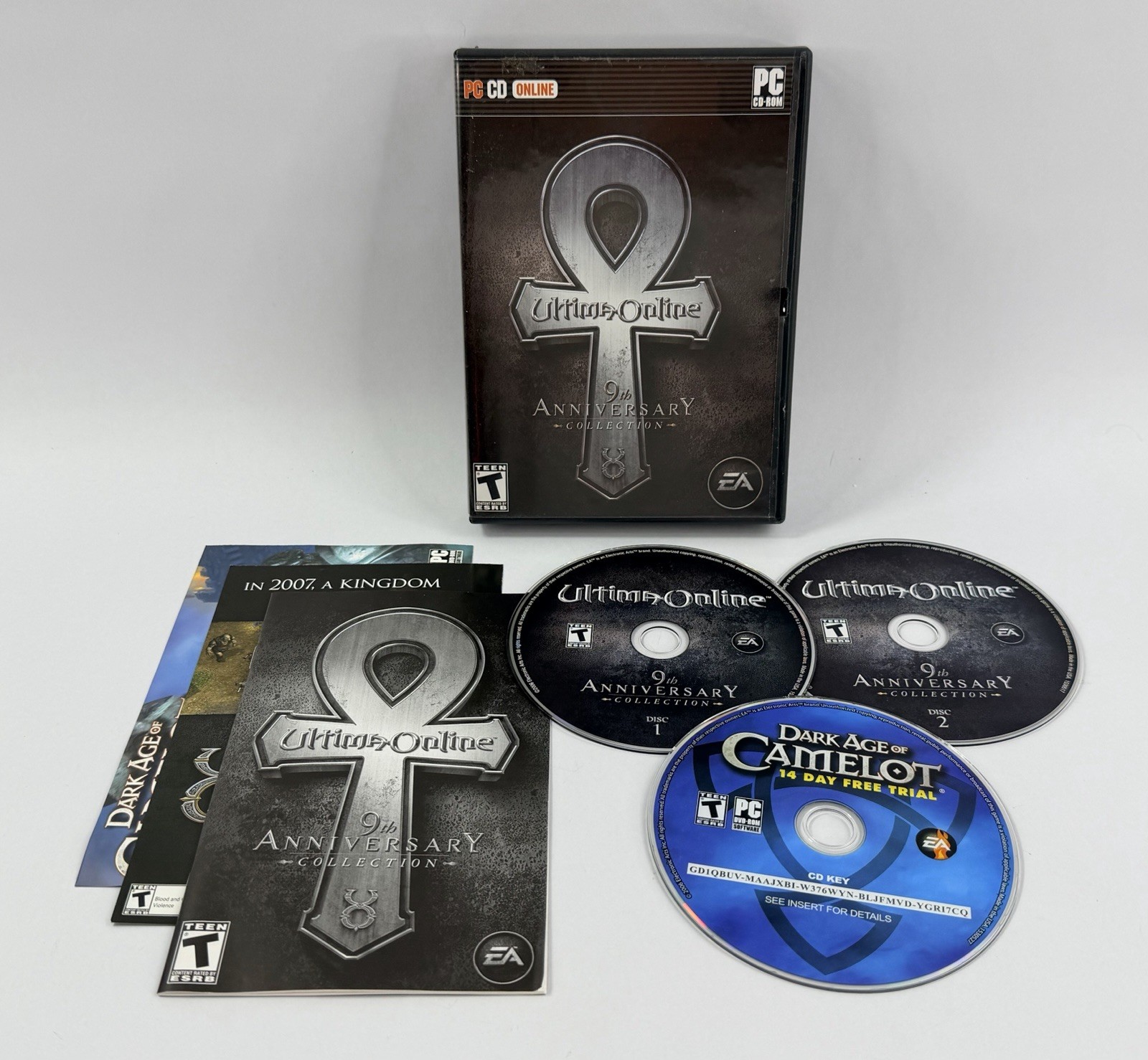 Ultima Online 9th Anniversary Collection PC CIB Complete Dark Age Camelot 2006