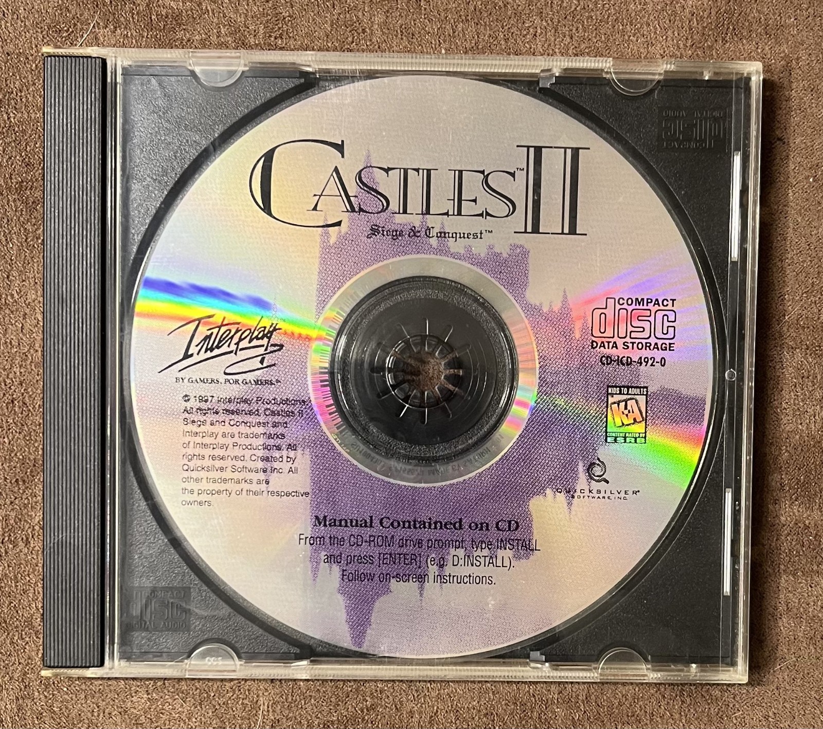 Castles II: Siege & Conquest CD-ROM (PC, 1992)