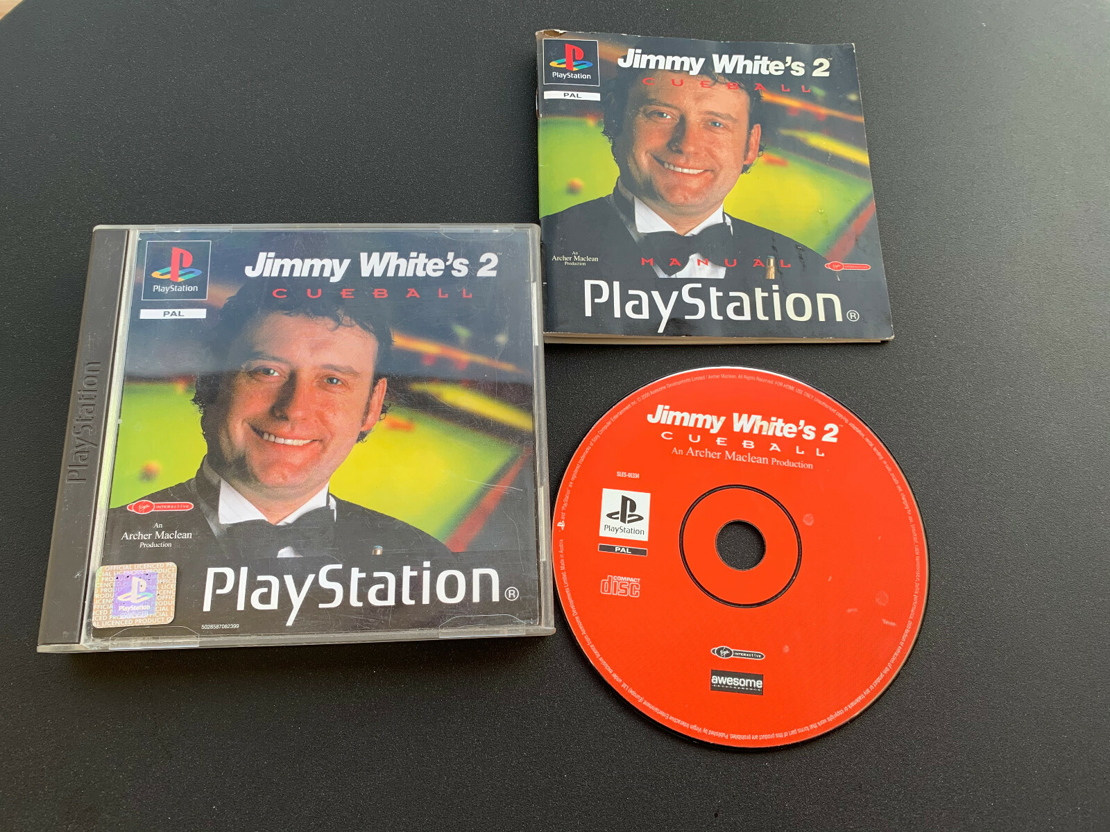 Jimmy White's 2 Cueball PS1 Play Station PAL