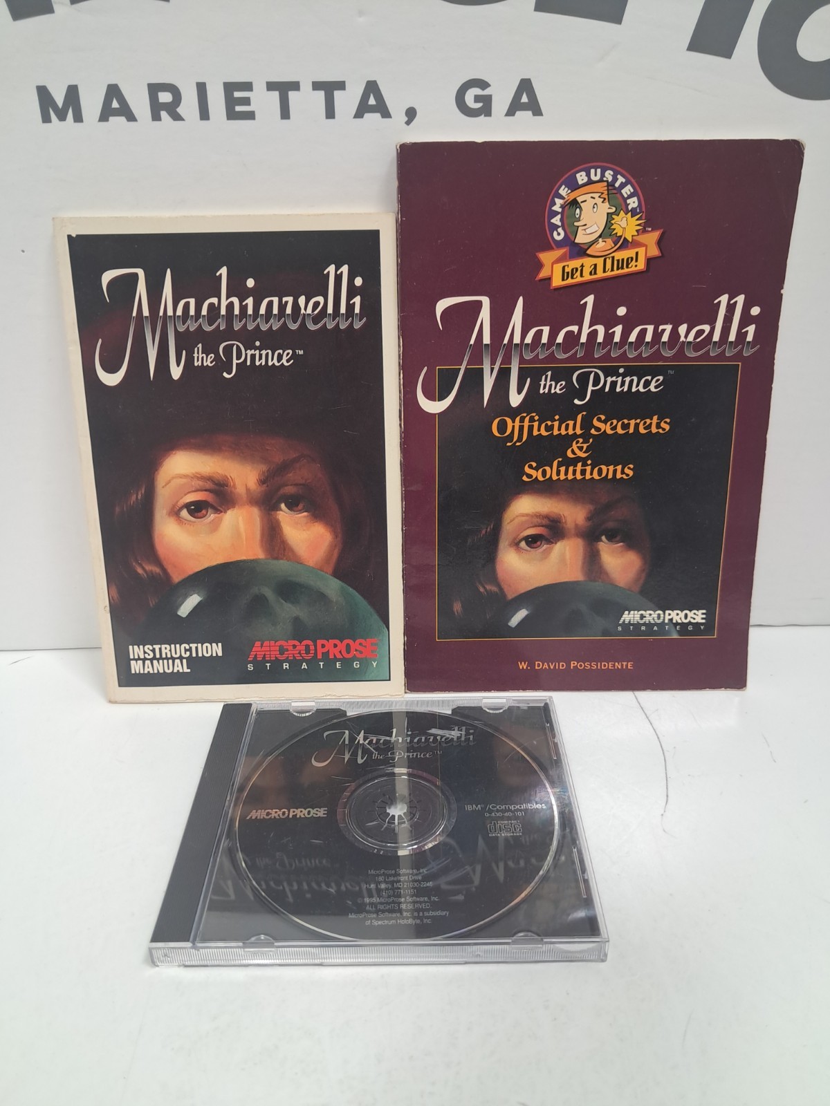 Machiavelli the Prince (PC, 1995) - Game, Manual & Strategy Guide - Microprose