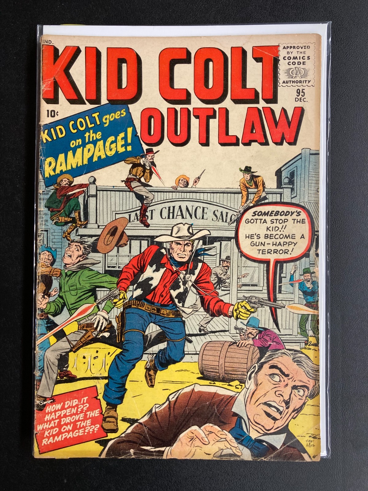 Kid Colt Outlaw 95 Stan Lee Jack Kirby Dick Ayers 1960