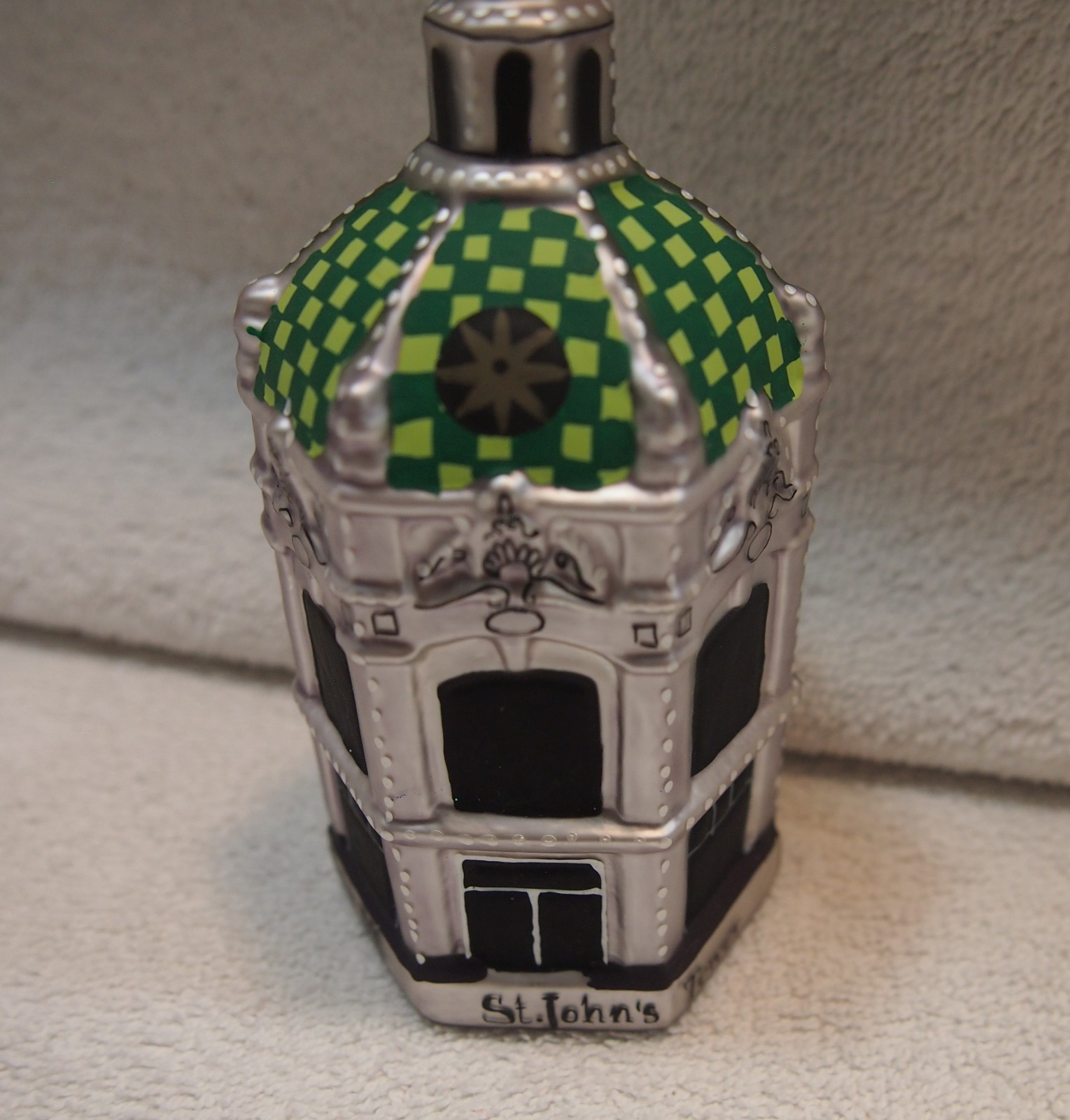 Jennifer Ellsworth Landmarks Kansas City  St. John\'s Tower Christmas Ornament
