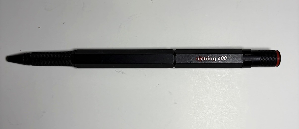Vintage rOtring 600 TRIO Multi Pen Black 1990s Old Style 3-in-1 Japan RARE