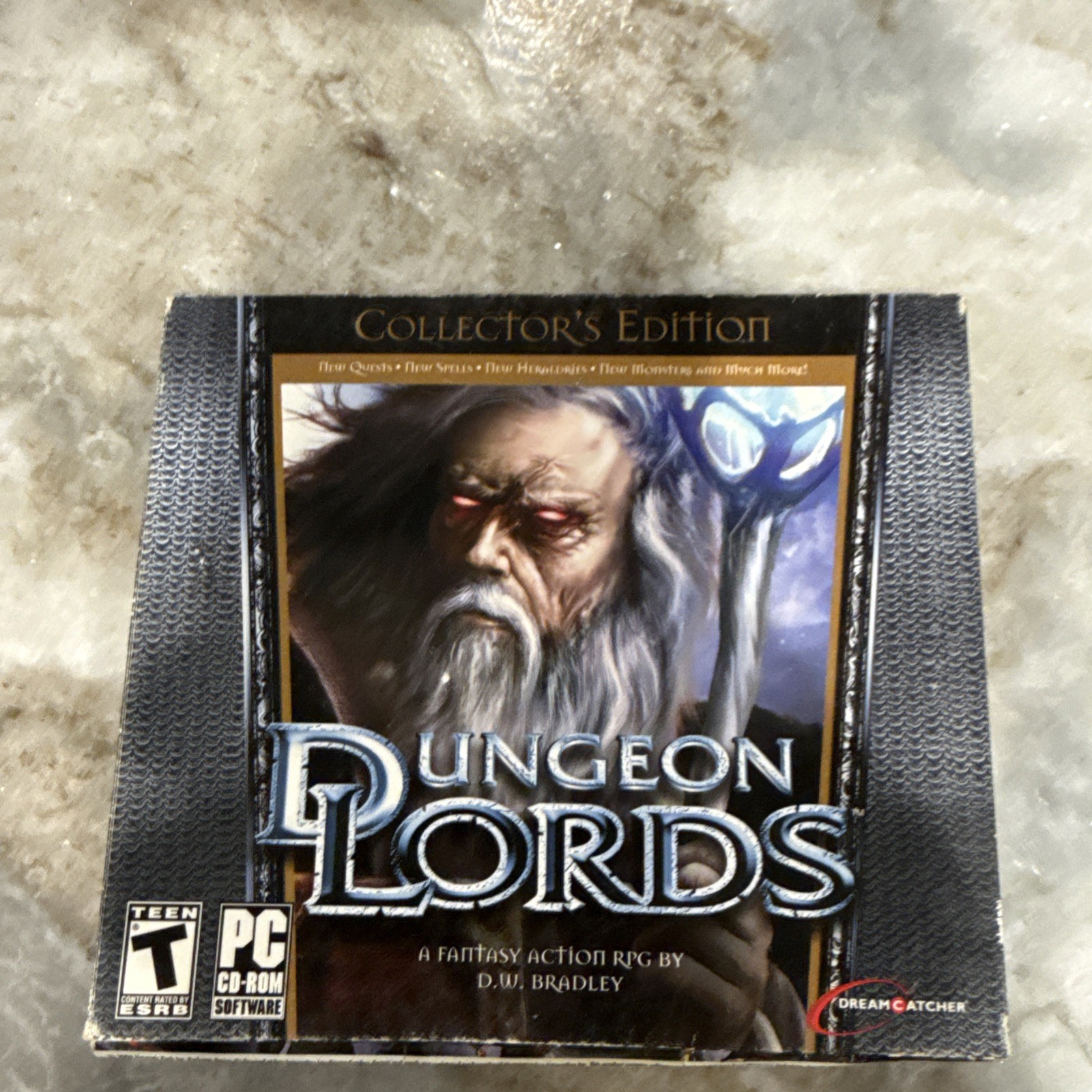 Dungeon Lords: Collector\'s Edition (PC, 2004) Sealed Box Damaged