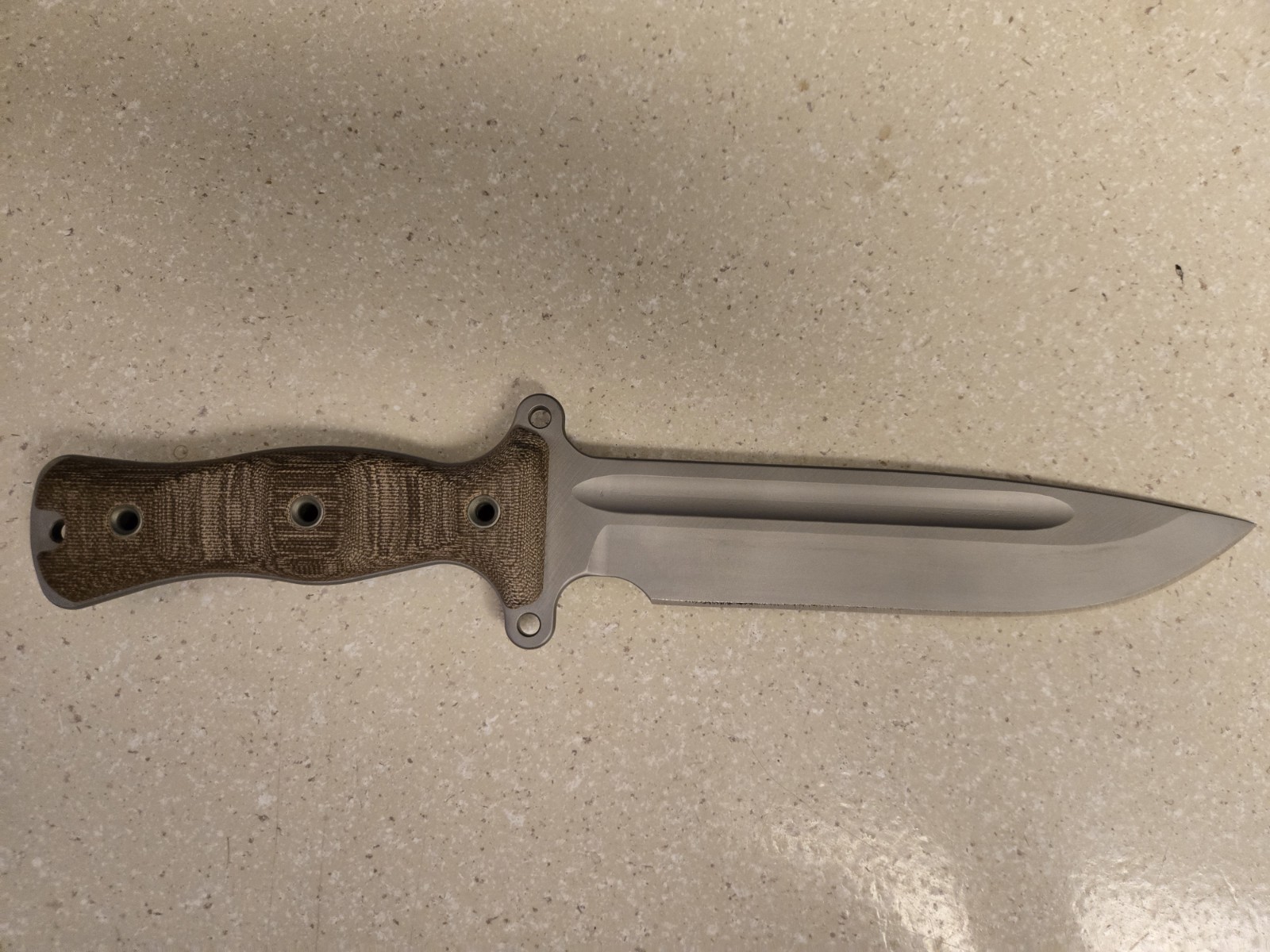 Busse Combat Team Gemini Ultra Light Brigade knife w/ David Brown mutant sheath