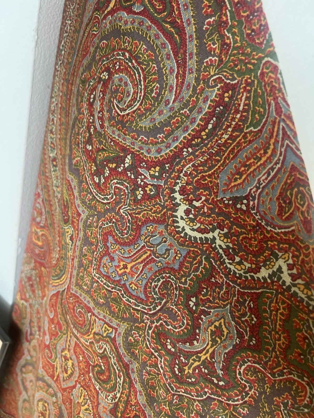 Vintage  Ralph  Lauren Paisley  Fabric